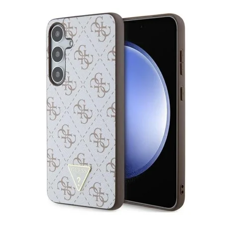 Guess Back Cover Galaxy S24 Plus — 4G Triangle Weiß