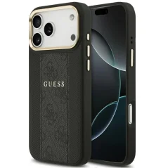 Guess HardCase MagSafe 4G Stripe iPhone 17 Pro Max — Preto