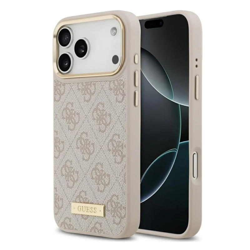 Guess HardCase MagSafe 4G iPhone 17 Pro Max — Rosa