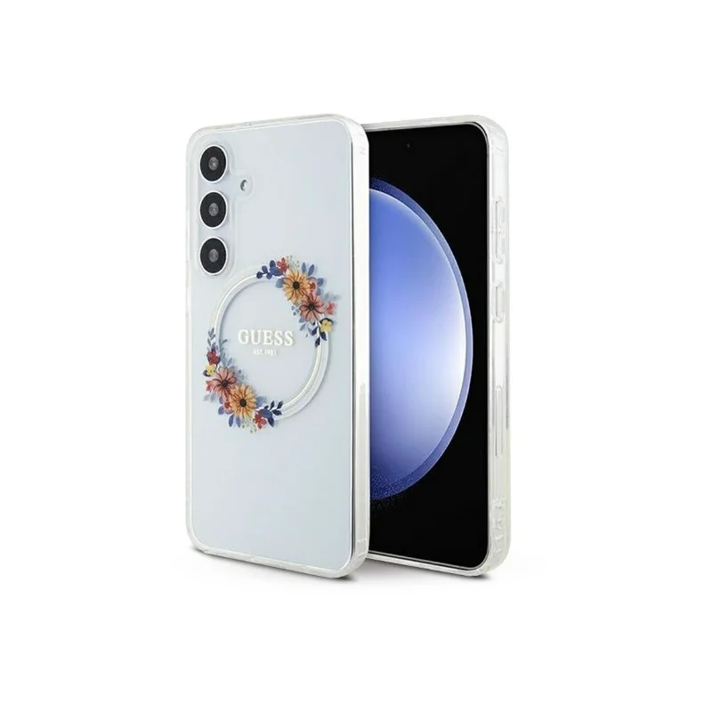 Capa Guess Galaxy S24 — IML Flowers Wreath MagSafe