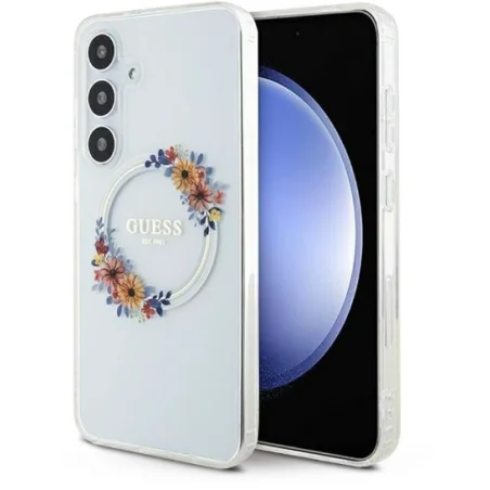 Capa Guess Galaxy S24 — IML Flowers Wreath MagSafe
