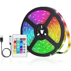 Wasserdichter RGB LED-Streifen 3,5M TV — Bluetooth & Musikc
