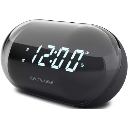 Muse M15GL — Radio-Réveil FM Double Alarme