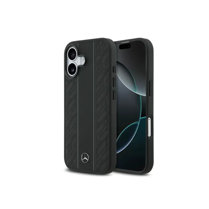 Mercedes HardCase MagSafe Laurel iPhone 17 — Black