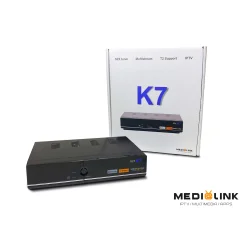 Medialink K7 S2T2C Recetor Satélite Combo Full HD