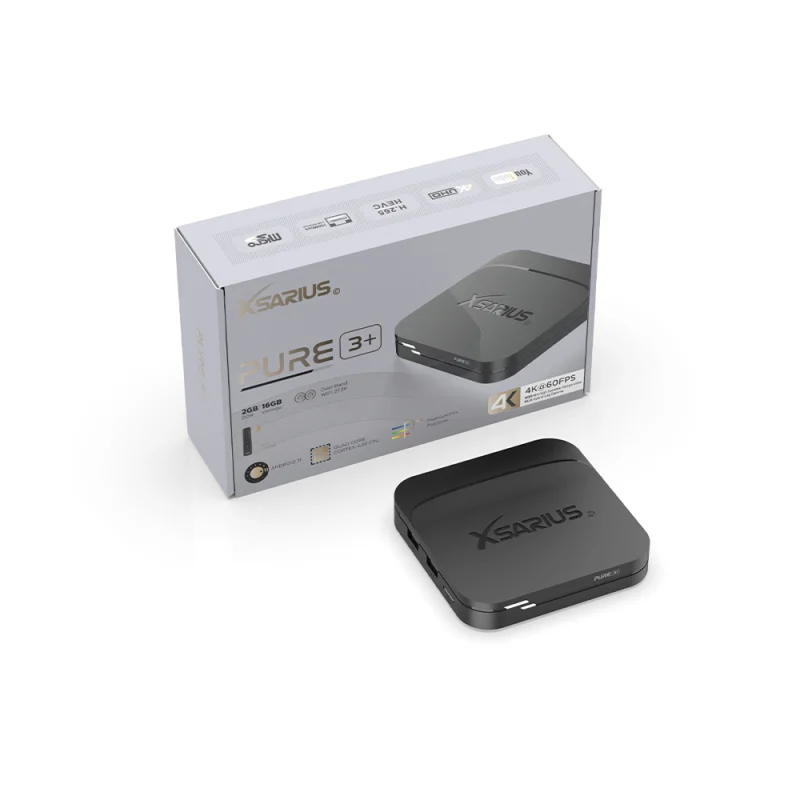 Xsarius Pure 3+ Box Android 4K 2GB/16GB