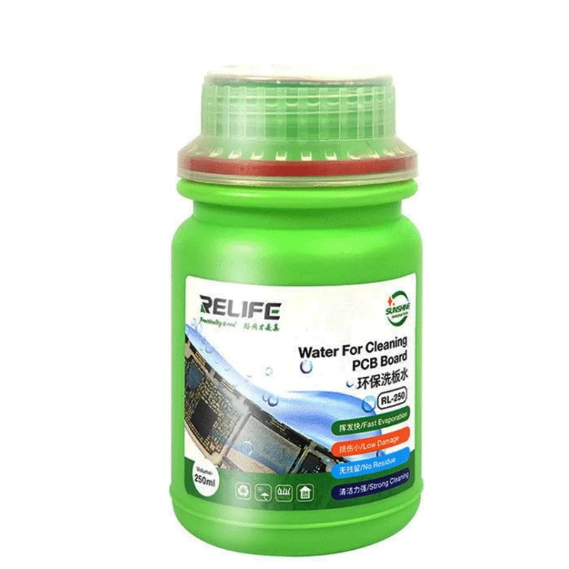 RELIFE RL-250 Eau de Nettoyage pour Circuit Imprimé / 250 ml