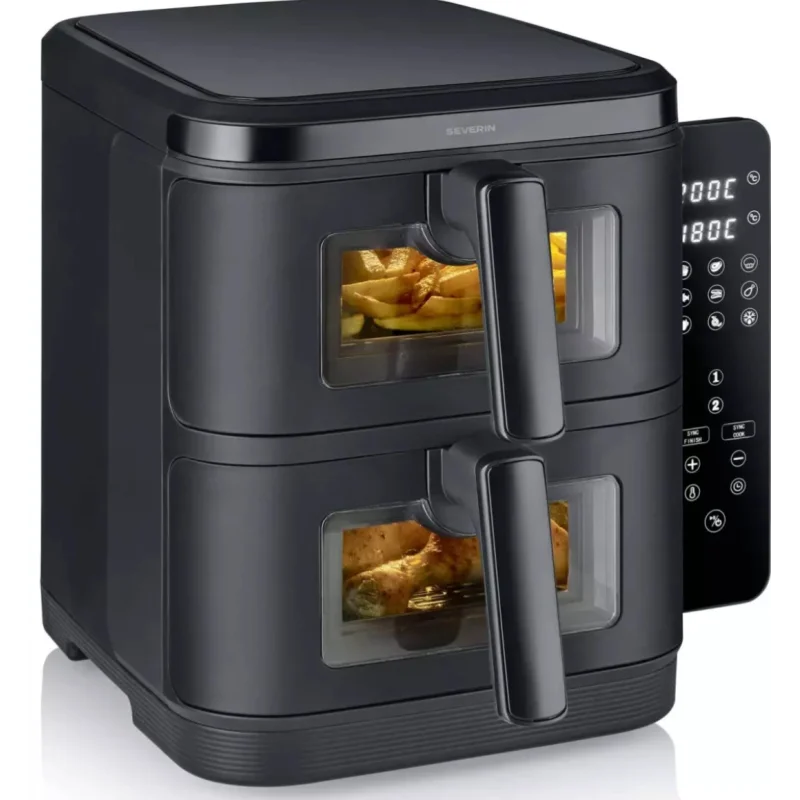 Friteuse à air Severin FR2468 S-Fry Duo Stack 2x5,5L 2600W