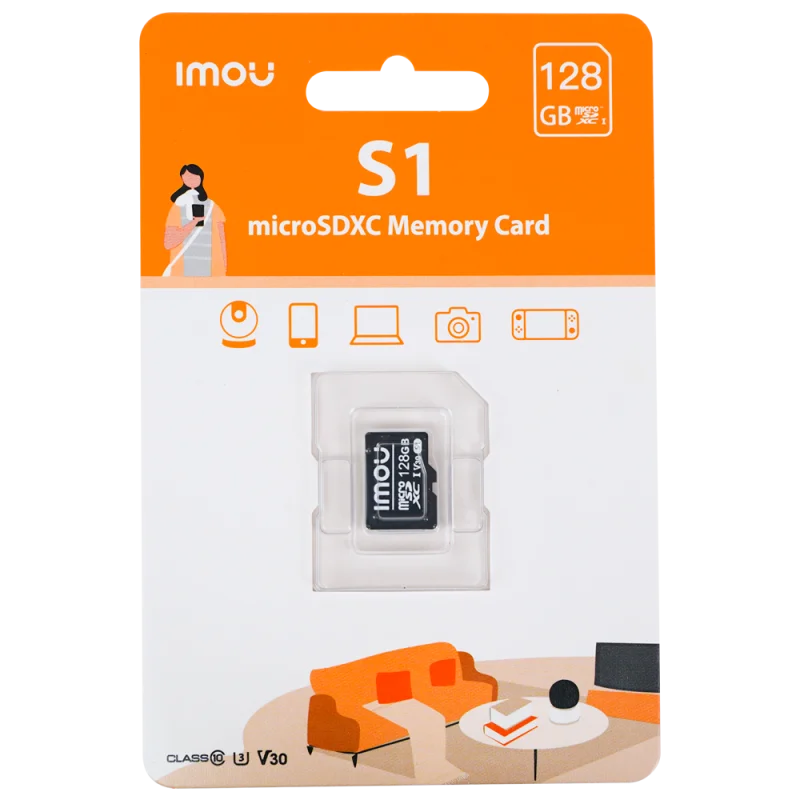 128GB microSD Karte Videoüberwachung – IMOUP IP Turret Kamer