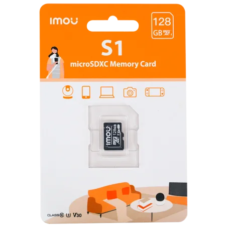 Cartão microSD 128GB videovigilância – IMOU
