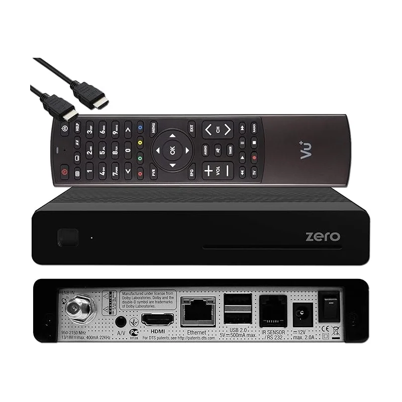 VU+ Zero Rev 2 Black Satellite Receiver DVB-S2
