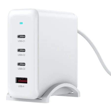 Xssive 100W GaN PD Schnellladegerät XSS-AC85 — Weiß