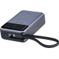 Xssive Powerbank 65W 20000mAh mit Kabel Schwarz