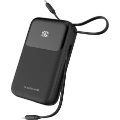 Powerbank Xssive 30W 20000mAh com Cabo Preto
