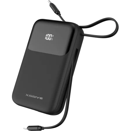 Powerbank Xssive 30W 20000mAh avec Câble Noir