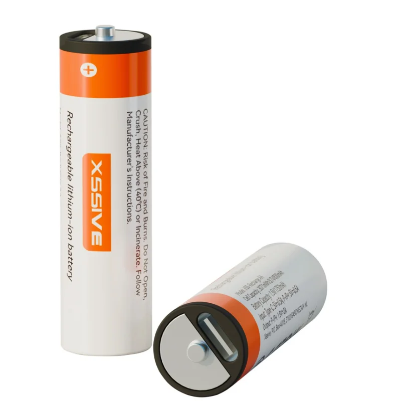 Xssive Piles AA Rechargeables USB-C 4pcs