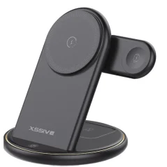 Xssive XSS-STAND15 5-in-1 Magnetische Ladestation 25W Schwaz