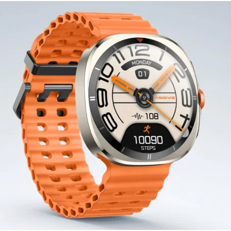 Xssive XSS-SW12W Smartwatch AMOLED 1.43" Titanium Blanc