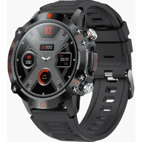 Xssive XSS-SW5B Smartwatch Sport Outdoor Redondo Preto