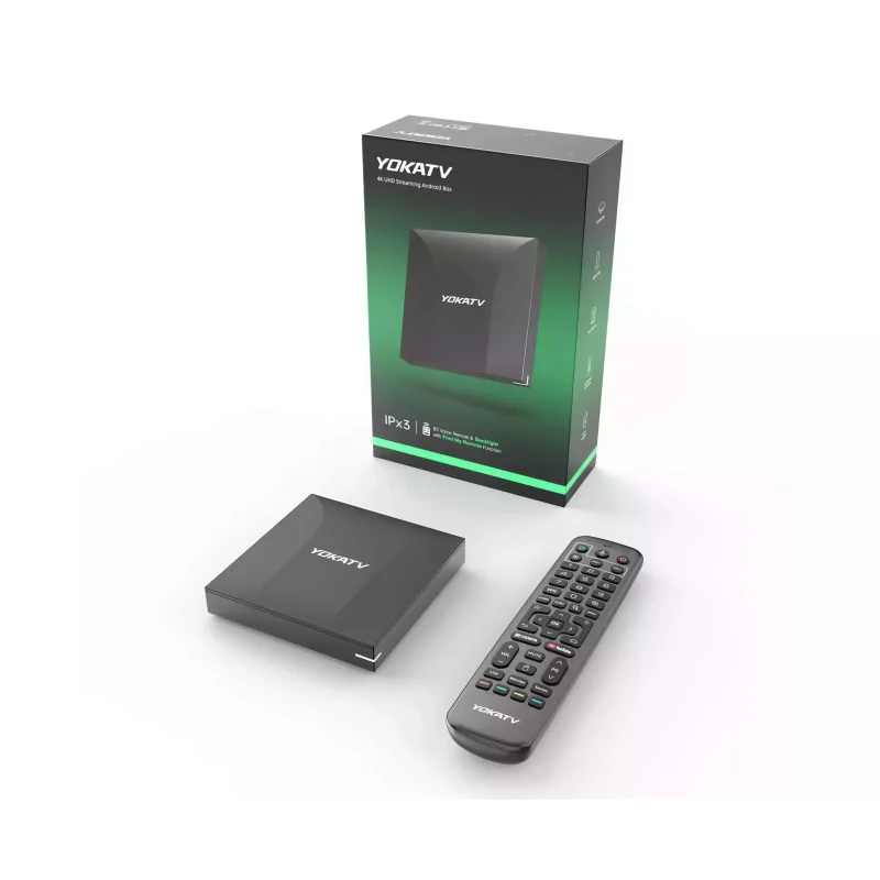 YokaTV IPX3 4K UHD Android TV Box