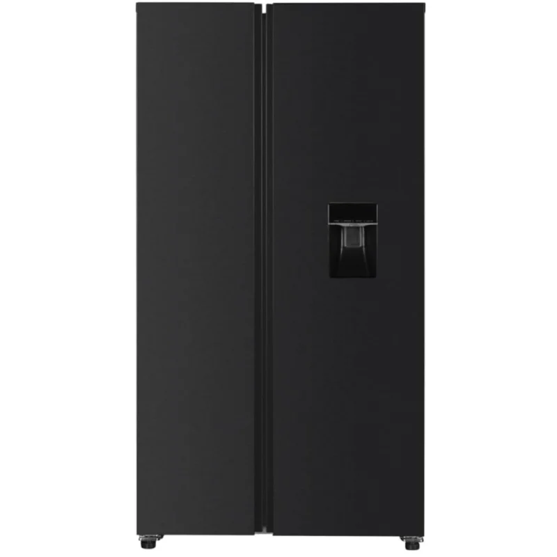PKM SBS400EBIXWDAZ Amerikanischer Kühlschrank Schwarz
