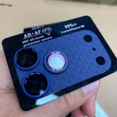 Carbon Camera Glass iPhone 17 Pro Max Blue
