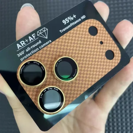 Carbon Kamera Glas iPhone 17 Pro Orange