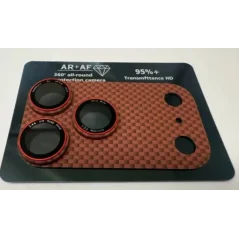 Carbon Kamera Glas iPhone 17 Pro Max Rot