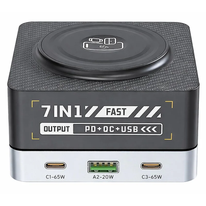 WLX-R8C 7-in-1 Desktop Charging Station 80W