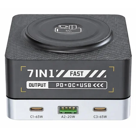 Station de Charge Desktop 7-en-1 WLX-R8C 80W