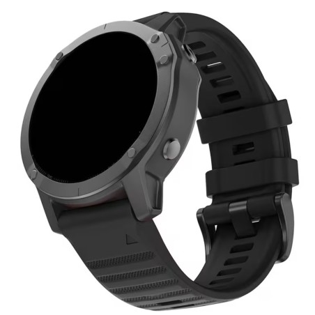 Bracelet silicone Garmin Fenix 22mm - Noir