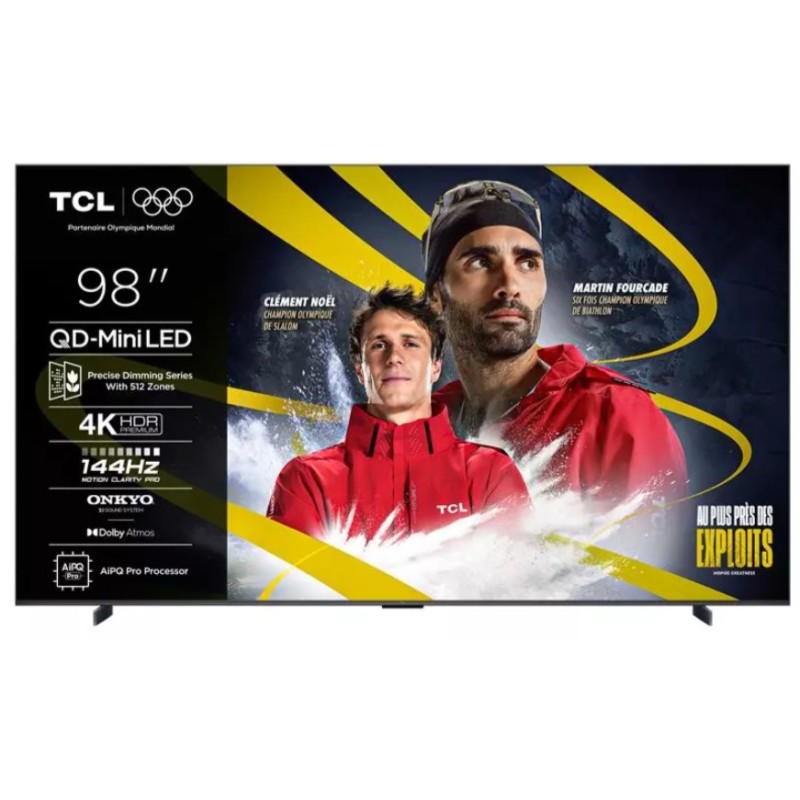 TCL 98C6K — 98" QLED Mini-LED 4K Google TV