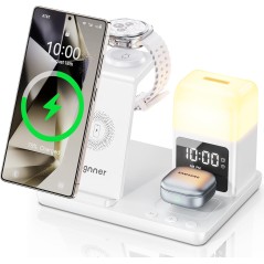 6in1 Wireless Charger Augnner Samsung - White