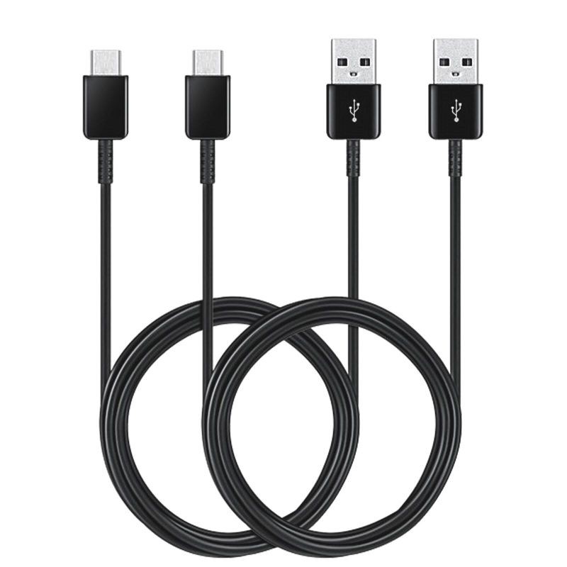 Samsung USB-A to USB-C Cable 2Pack — Black