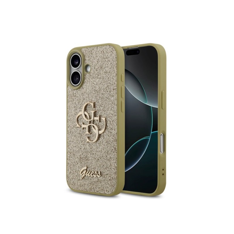 Guess HardCase Big 4G Glitter iPhone 17 — Or