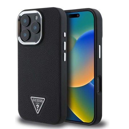 Guess HardCase MagSafe Triangle iPhone 16 Pro — Black