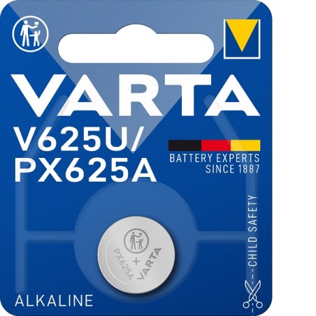 VARTA Piles Bouton V625U/PX625A alcalines, lot de 1